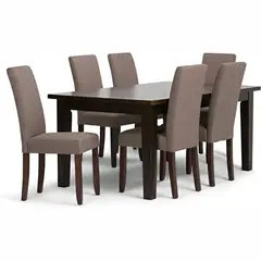 STIL NOVO - JUEGO DE COMEDOR 6 SILLAS CECILIA MARRON CLARO