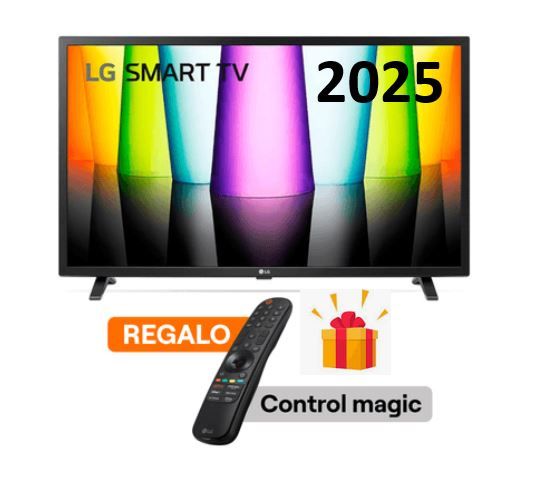 Televisor 32 HD Smart TV webOS22 HDR 32LQ600BPSA + Control Magic