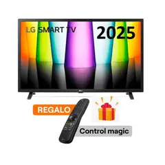 LG - Televisor 32 HD Smart TV webOS22 HDR 32LQ600BPSA + Control Magic