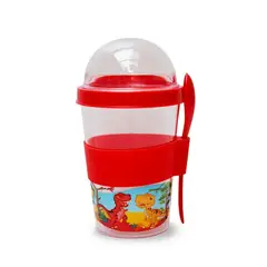 GENERICO - VASO YOGURERO DINO PARA NIÑO