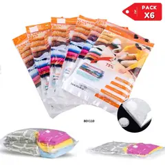 GENERICO - Bolsas Al Vacío 80 X 110 Cm Pack De 6 Unid / XL