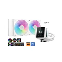 DEEPCOOL - Enfriamiento Liquido MYSTIQUE 240 WH ARGB 280 W.