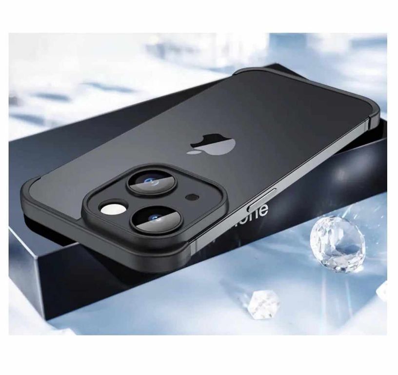 CARCASA FUNDA CASE ANTICAIDA 14 PRO NEGRO DE ESQUINAS EXTRA RESISTANT