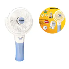 OPALUX - Ventilador Recargable 360° De Mano Y Escritorio 2804