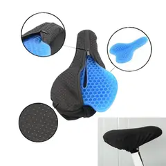 GENERICO - Asiento Forro De Gel Para Bicicleta Acolchado Para Ciclismo