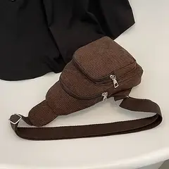 GENERICO - Mochila cangurera - Marrón