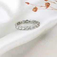 CLEO JOYAS & ACCESORIOS - Anillo Diamond Churumbela Plata