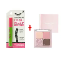 GENERICO - MASCARA BLACK + ROM&ND W03 DRY STRAWBERRY