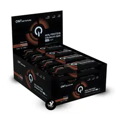 QNT - Caja x 12 barras de proteína crunchy - Chocolate