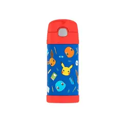 THERMOS - Pokemon Botella De Acero Red and Blue