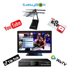B BOX - ANTENA Y SINTONIZADOR Y WIFI PARA TELEVISOR ANTIGUO HD YOUTUBE