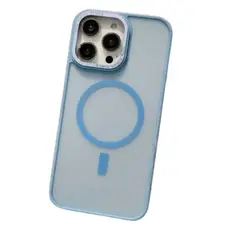 GENERICO - Funda para Samsung S25 Magsafe Ahumado Mate Celeste