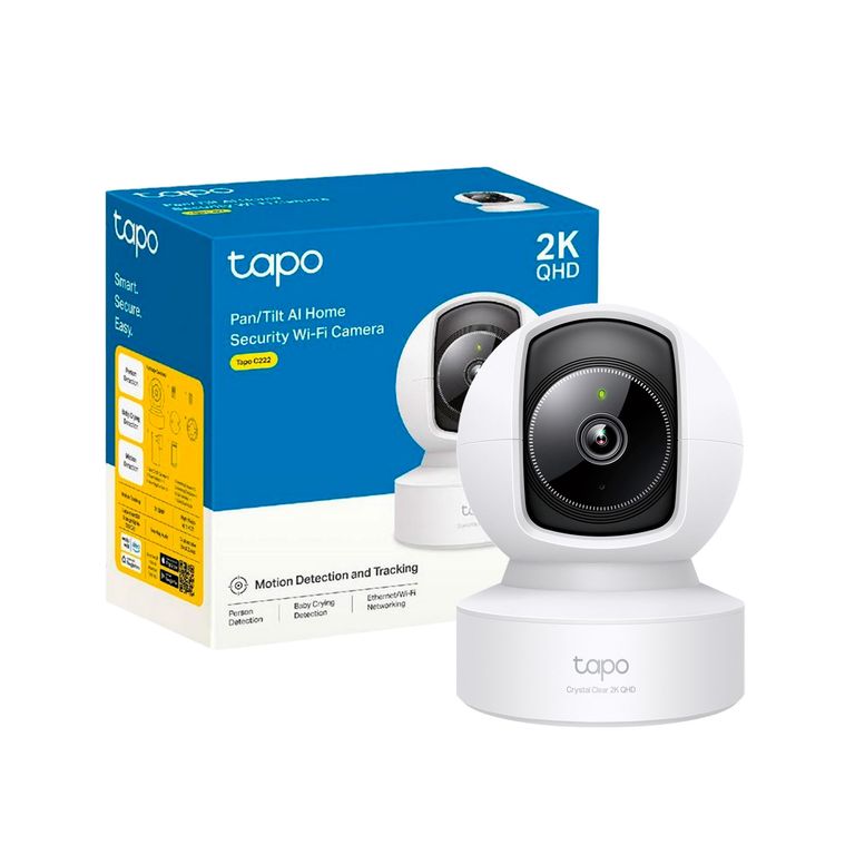 Tapo C222 2K Cámara Seguridad Audio Bidireccional Detección de llanto