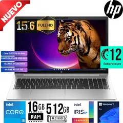 HP - LAPTOP 450 G10. core i5 1335U. 15,6" FULL HD. RAM 16GB . SSD 512GB . W11 PRO