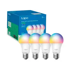 TP LINK - Tapo L530E(4pack)Foco Inteligente Multicolor Regulable Control por Voz
