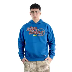 STAR WARS - Polo con Capucha Hombre Manga Larga Color Acero