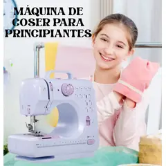 GENERICO - MÁQUINA COSER MULTIFUNCIONAL PORTÁTIL ELÉCTRICA 12 PUNTADAS