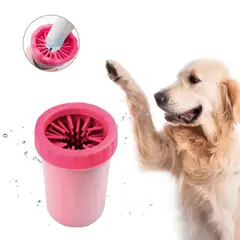 GENERICO - LIMPIADOR DE PATAS DE MASCOTAS - ROSA