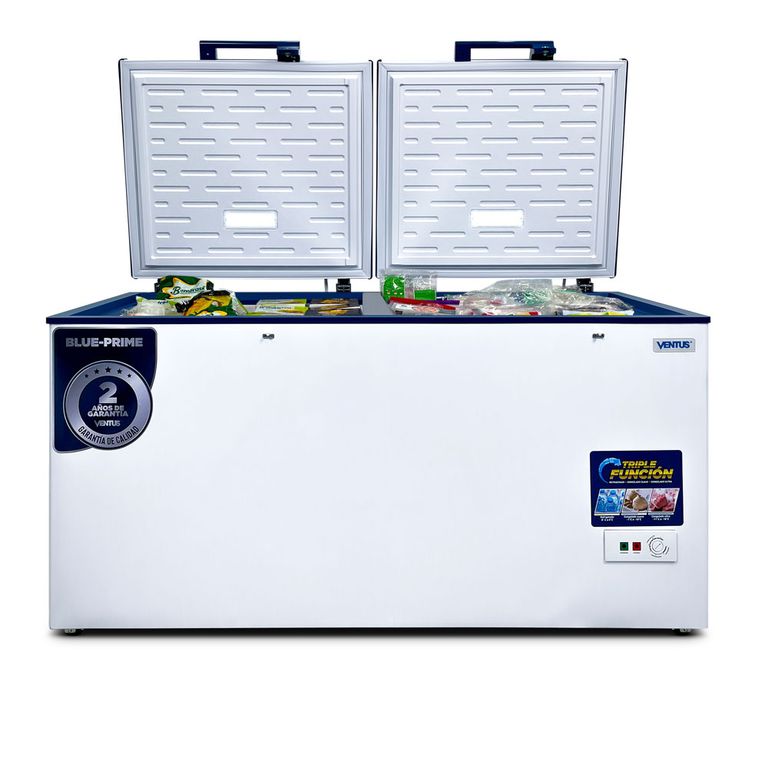 Congeladora Triple Función Tapa dura 2 Puertas de 420 Litros, CTD-420 PRIME -