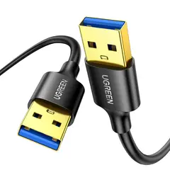 UGREEN - Cable 2 metros USB 3.0 a USB 3.0 Negro 5Gb/s US128 - 10371