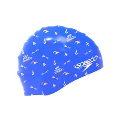SPEEDO - Gorro Natacion Slogan Printed azul