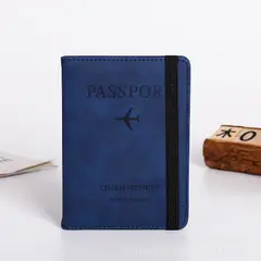 DENISASAA - Porta Pasaporte Documentos Funda Protectora Viaje Con Rfid