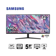 SAMSUNG - Monitor LS34C500GALXPE 34 ULTRAWIDE 100Hz 5ms VA PBP PIP