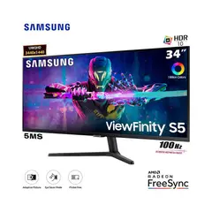 SAMSUNG - Monitor Viewfinity S5 34 100Hz 5ms VA PBP PIP