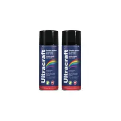 TRUPER - PINTURA EN SPRAY NEGRO BRILLANTE 400ML, x2un ULTRACRAFT 40021