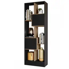 73 EXPERIENCE - Librero Kazem Color Negro & Duna