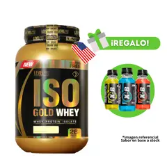 LEVEL PRO - PROTEÍNA ISO GOLD WHEY 1 KG VAINILLA + XB