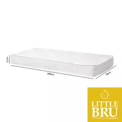 LITTLE BRU ACCESORIOS EXCLUSIVOS - Colchón para Cama Cuna Importadas 188 x 78 cm