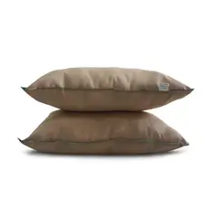 ARLIN TEXTIL - Pack de 2 Almohadas Nuth Microfibra Beige