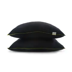 ARLIN TEXTIL - Pack de 2 Almohadas Nuth Microfibra Azul Marino