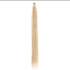 GENERICO - Extensiones De Rastas Dreadlocks Sintéticas x5 Unidades color Rubio claro