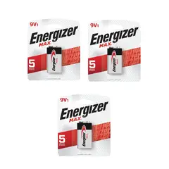 ENERGIZER - Pilas 9 Voltios x3uds Original
