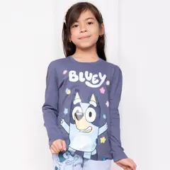 BLUEY - POLO NIÑA ML - JERSEY 100% ALGODON