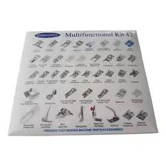 GENERICO - Nuevo Kit 42 Prensatelas Singer Janome Brother Godeco