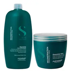 ALFAPARF MILANO - Reparative Low Alfaparf Shampoo 1000 ml + Mascarilla 500 ml