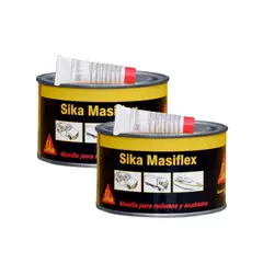 SIKA - Pack 2 Masillas para rellenos y acabados Masiflex 600g
