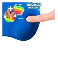 RYBIU IMPORT - Alfombrilla para Soporte de Mouse Azul Y+Post-it Adhesivos