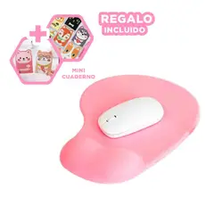 RYBIU IMPORT - Base Reposamuñecas en Oficina en Rosado Y+Regalo Agendita