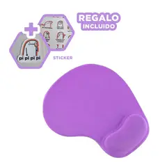 RYBIU IMPORT - Base para Raton de Ordenador Color Lila Y+Regalo Stickers