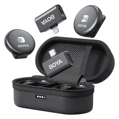 BOYA - Micrófono Inalámbrico OMIC Compatible con iPhone y Android