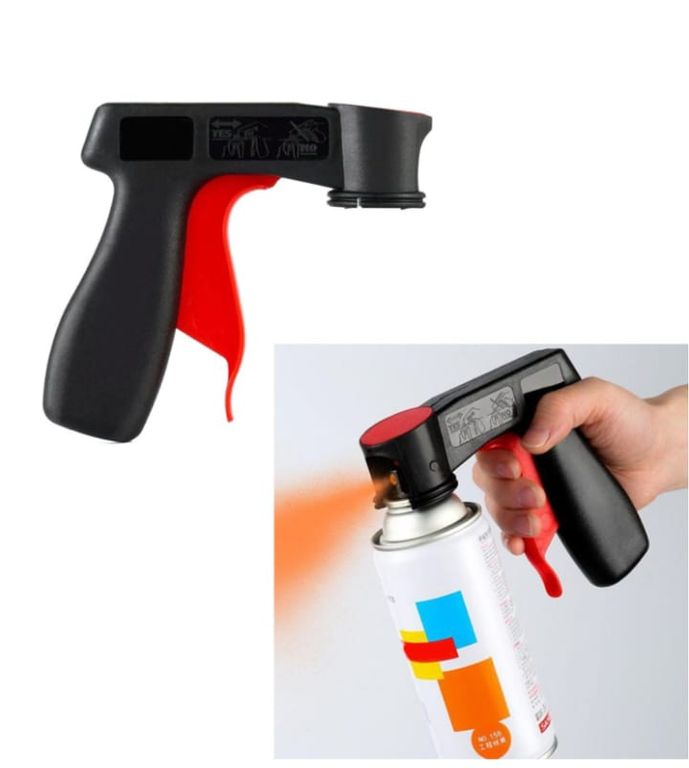 PISTOLA PULVERIZADORA  ADAPTADOR PARA PINTURA EN SPRAYS O AEROSOL