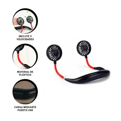 GENERICO - Pack2 Ventilador Resistente en Color Negro Y+Regalo Agendita
