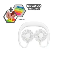 GENERICO - Ventilador Resistente en Color Blanco Y+Regalo Agendita