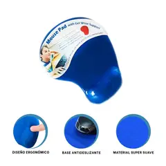 RYBIU IMPORT - Pack6 Alfombrilla para Soporte de Mouse Azul