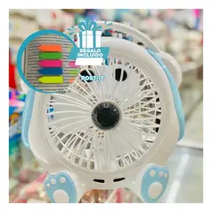 GENERICO - Mini Enfriador Creativa en Multicolor Y+Post-it Adhesivos