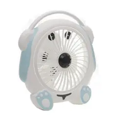 GENERICO - Ventilador de Mesa Diseño Perrito de Color Multicolor